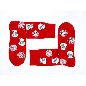 Kerstsokken 36-40 ""frosty the snowman""-sokken-dames-Kerstmis-Kerst-Gift-kado-cadeau