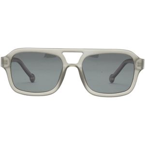 ™Monkeyglasses Alsace 01 Matt grey Sun - Zonnebril - 100% UV bescherming - Danish Design - 100% Upcycled