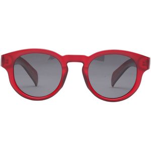 ™Monkeyglasses Aarhus 26 Matt red Sun - Zonnebril - 100% UV bescherming - Danish Design - 100% Upcycled