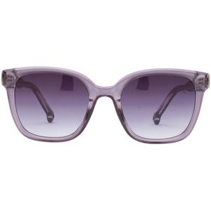 ™Monkeyglasses Annika 03 Shiny grey-purple Sun - Zonnebril - 100% UV bescherming - Danish Design - 100% Upcycled