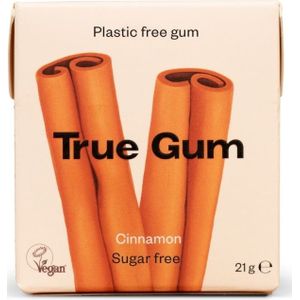 True Gum - Kauwgom - Cinnamon - Plasticvrij - Veganistisch - Biologisch Afbreekbaar