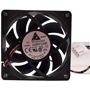 AUB0712MB 7015 DC12V 0.24A 7CM CPU Ultra-Quiet 4Pin PWM Cooling Fan