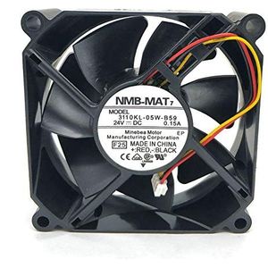 3110KL-05W-B59 8cm 8025 24V 0.15A 8cm 3-wire Inverter Fan