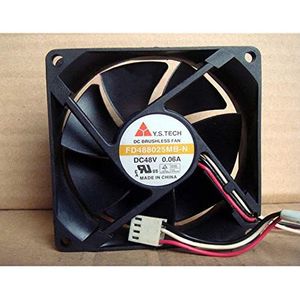 FD488025MB-N DC48V 0.06A 8025 8CM 3-wire dual-ball Elevator inverter cooling fan