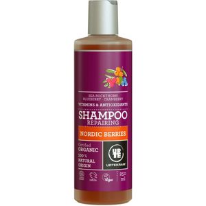 Urtekram Shampoo – Noordse bessen – normaal haar – 250 ml, veganistisch, biologisch, herstellend, natuurlijk