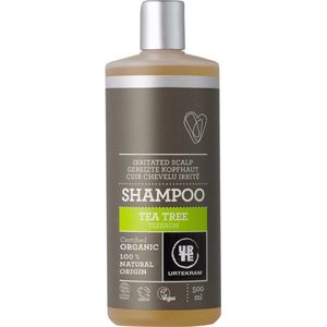 Urtekram - Tea Tree Shampoo - Geïrriteerde Hoofdhuid - 500 ml - Natuurlijke Ingrediënten