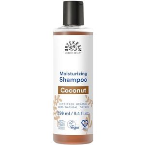 Urtekram Shampoo – Kokosnoot – normaal haar – 250 ml, veganistisch, biologisch, hydraterend, natuurlijk