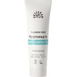 Urtekram No Fluoride Tandpasta - munt/groene thee - 75ml