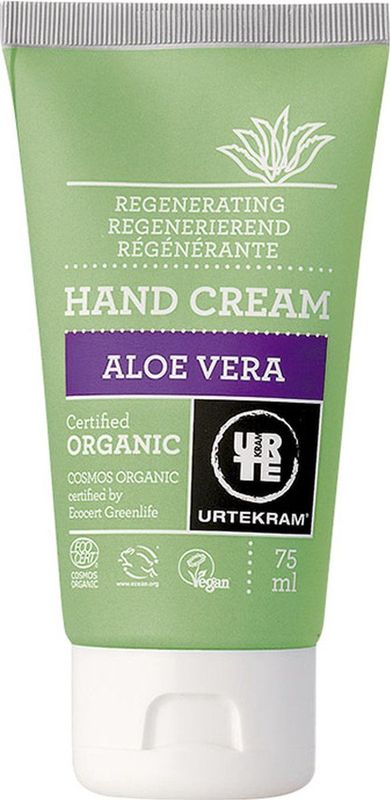 Urtekram - Handcrème - Aloë Vera - 100ml - Verfrissend en Hydraterend