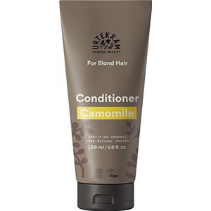 Urtekram 1083930 Conditioner - Kamille - voor blond haar - 180 ml, Vegan, Biologisch, Blond haar, Natuurlijk,Roze