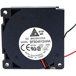 DELTA BFB04512HHA 4510 12V 0.26A 45x45x10mm 2wire turbo blower fan