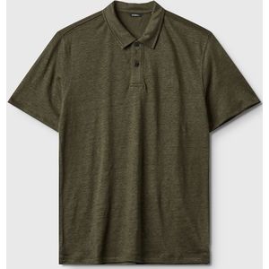 Gabba - Duke - Poloshirt - Groen - Linnen - Forest Night