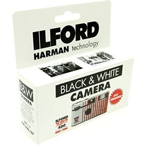 Ilford XP2 Super Single Use Camera met Flash (27 belichtingen) Zwart-wit Film 3-Pack