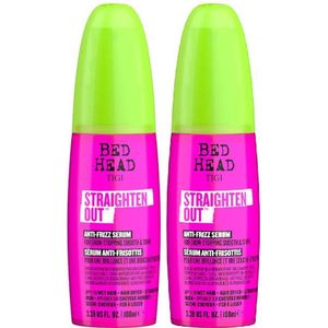 TIGI - Bed Head - Straighten Out Serum - Anti Frizz Serum - voordeelverpakking - 2 x 100 ml