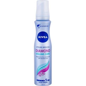 NIVEA - Diamond Volume - Styling Mousse - 150 ml - Haarglans