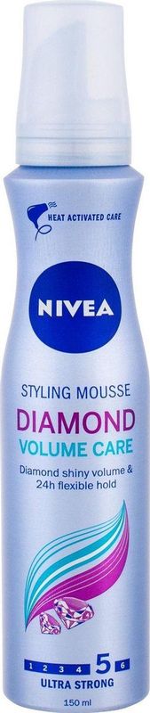 NIVEA - Diamond Volume - Styling Mousse - 150 ml - Haarglans