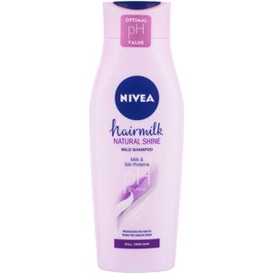 Nivea - Hairmilk Natural Shine - Shampoo - 400 ml