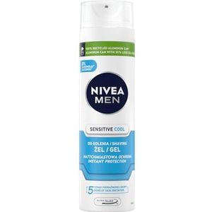 Nivea Men Sensitive Cool Gel – Chšodzący dkel do golenia dla męktaczyzn 200 ml