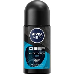 NIVEA MEN - Deep Beat - Antiperspirant Roll-On - 50ml - Zonder Zwart Residu
