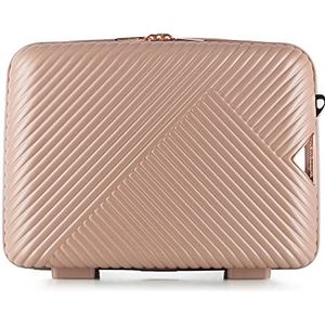 WITTCHEN Cosmetica koffer Reiskoffer Handbagage Cabinekoffer Harde schaal van polycarbonaat Cijferslot GL Style Line Roze