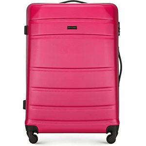 WITTCHEN Globe Line ABS Hardcase combinatieslot met 4 wielen, Roze