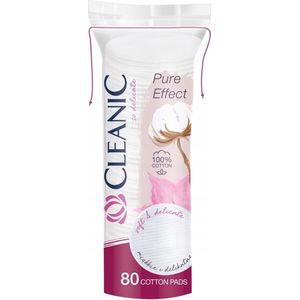 Pure Effect ronde cosmetische pads 80st.