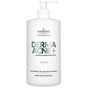 Farmona Professional - Derma Acne+ Pear Face Wash Gel Facial Cleanser Pear 500Ml