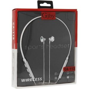 OEM GJBY Hoofdtelefoon - SPORTS BLUETOOTH CA-113 Wit (7 h, Draadloze), Koptelefoon, Wit