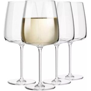 KROSNO Glazen Champagne Fluitglazen | Set van 6 | 200 ML | Venezia Collectie | Perfect voor Thuis, Restaurants en Feesten | Vaatwasser Bestendig