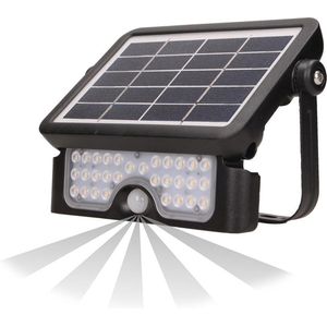 Adviti LUX LED Solar buiten wandlamp - Bewegingssensor, Lichtsensor en Zonnepaneel - IP65 - 4000K - 500 Lumen - 3 Jaar garantie!