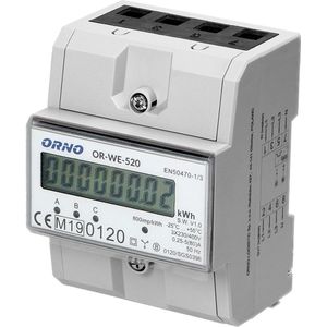 3 Fase kWh Meter - Digitale LCD scherm - MID Gecertificeerd
