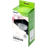 Orno OR-CR-259 Bewegingssensor - Zwart - Infraroodsensor - 360 Graden Kijkhoek