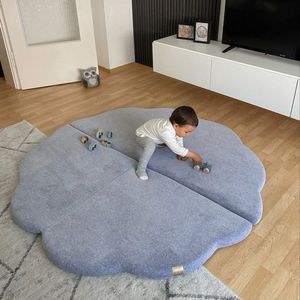 Foam speelmat wolk |  Blauw
