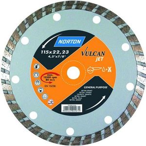 Norton Clipper diamant slijpschijf ciągła TURBO VULCAN JET 180x22,2mm 70184625187