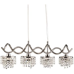 Alfa Hanglamp Kalea 4-lamps met glasbehang