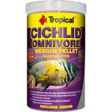 Tropical Cichlide Pellets | Omnivoor Medium (1 Liter) | Cichlide Visvoer