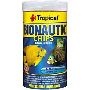 Tropical Bionautic Chips voederchips voor middelgrote en grote zeewatervissen, per stuk verpakt (1 x 250 ml)