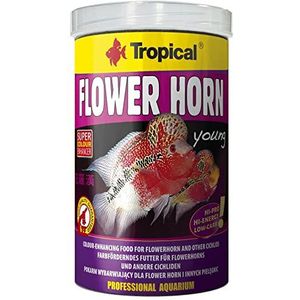 Tropical Flower Horn Young Pellet, met vitamine C, per stuk verpakt (1 x 250 ml)