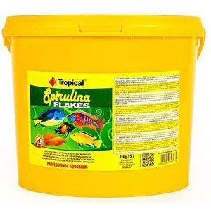 Tropical Spirulina Flakes Plantaardige vlokkenvoer met Spirulina, per stuk verpakt (1 x 5 l)