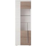 INOSIGN Vitrine "Roger,Höhe 160cm stilvolle Glasvitrine mit verstellbare Glasböden", Standvitrine 1Trg, viel Stauraum, ohne Beleuchtung