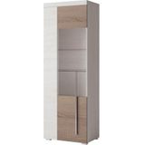 INOSIGN Vitrine "Roger,Höhe 160cm stilvolle Glasvitrine mit verstellbare Glasböden", Standvitrine 1Trg, viel Stauraum, ohne Beleuchtung