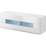 INOSIGN Hängevitrine "Toledo,Breite 131 cm trendige Glasvitrine mit dekorative MDF-Front", Vitrine mit Glasfront, ohne Beleuchtung, viel Stauraum
