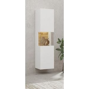 INOSIGN Vitrine »Ava, Breite 36 cm, hängend und stehend montierbar«, moderne grifflose Vitrine, Hochschrank mit Eckverglasung
