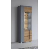 INOSIGN Vitrine »Roger,Höhe 160cm stilvolle Glasvitrine mit verstellbare Glasböden«, Standvitrine 1Trg, viel Stauraum, ohne Beleuchtung