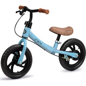 MoMi - Breki - Loopfiets - Blauw - Lichtgewicht - Handrem