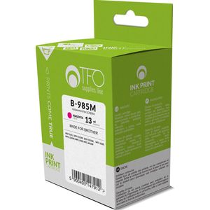 Brother Inkt/Toner cartridge B-985M - Vervangt LC985M - Rood/Roze - Geschikt voor Brother DCP-J125, Brother DCP-J140W, Brother DCP-J315W, Brother DCP-J515W, Brother MFC-J220, Brother MFC-J265W, Brother MFC-J410, Brother MFC-J415W