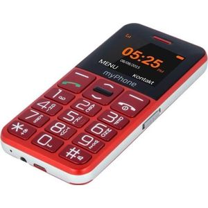 myPhone mobiele telefoon Halo Easy rood-zilver