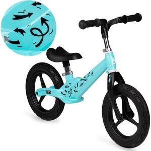 Momi Ulti Magnesium Loopfiets Balance Bike - Turquoise