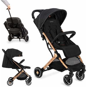 MoMi Wandelwagen Estelle - Zwart