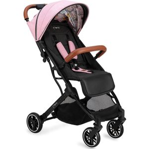 MoMi Wandelwagen - Compacte Lichtgewicht Buggy - Estelle - Pink (geschikt van 6mnd - 15kg)